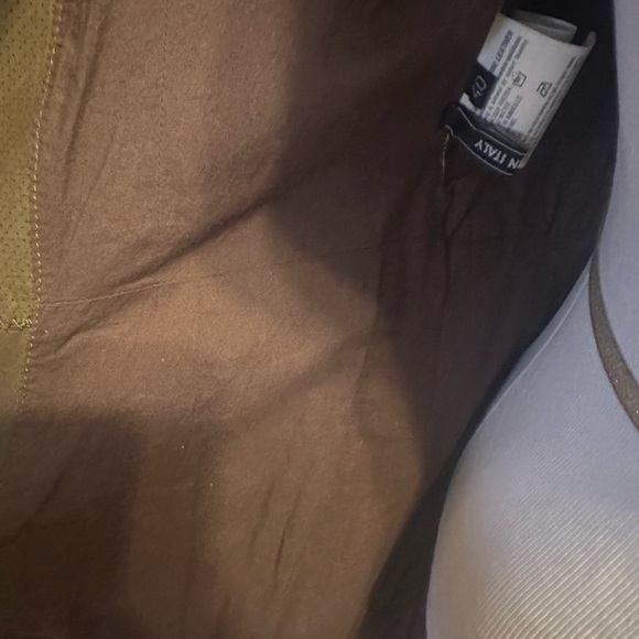 Benedetta Novi Olive Green Women's leather Coat, size M - Picture 10 of 12